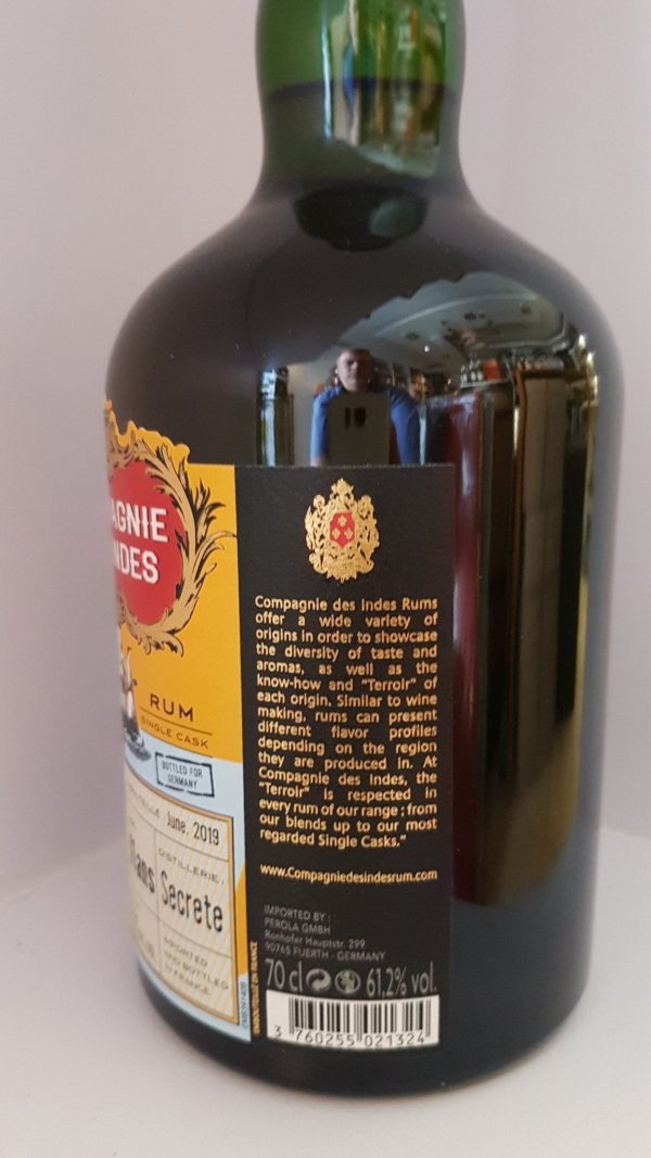 Compagnie des Indes Panama 2008 2019 11 0,7l 61,2 %vol. cdi Rhum Rum Fassabfüllung Sonderedition limitiert auf ein Fass Angebot – Bild 3