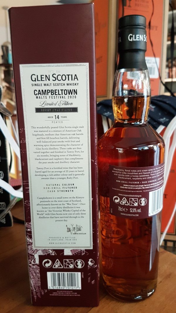 Glen Scotia single malt scotch whisky 14 Jahre festival 2020 Edition 0,7l 52.8% vol. Online – Bild 3