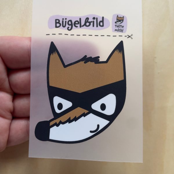 Bügelbild Superfuchs Zu verkaufen – Bild 2