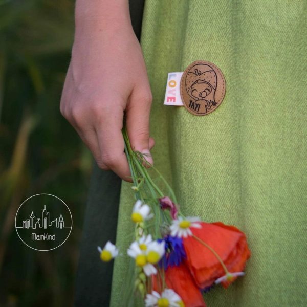 1 Kunstlederlabel  YAY Loula  - Braun Rabatt – Bild 2