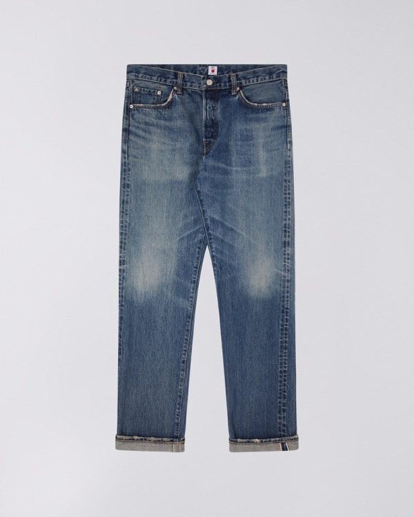 Regular Straight Jeans - Blue - Mid Dark Used Zu verkaufen