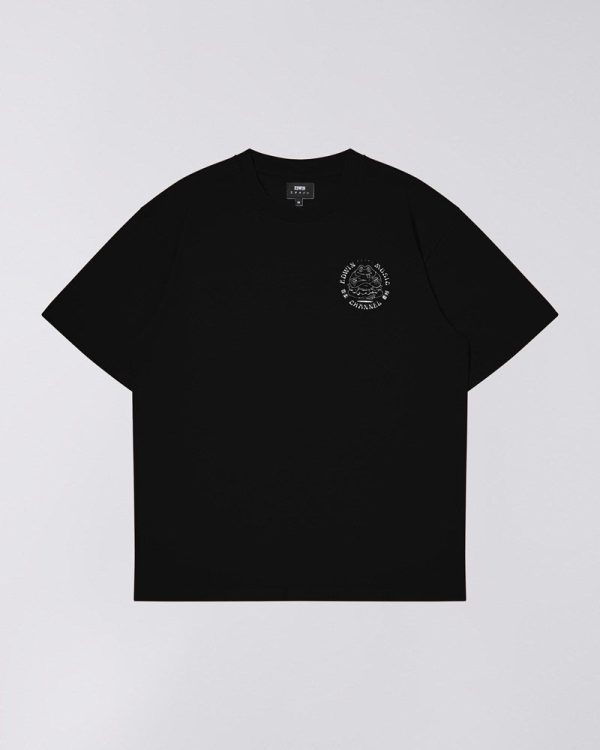 Edwin Music Channel T-Shirt - Black Online-Verkauf