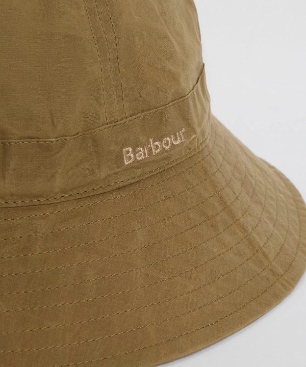 Barbour Transport 6 Panel Bucket Hat Golden Khaki Mode – Bild 4