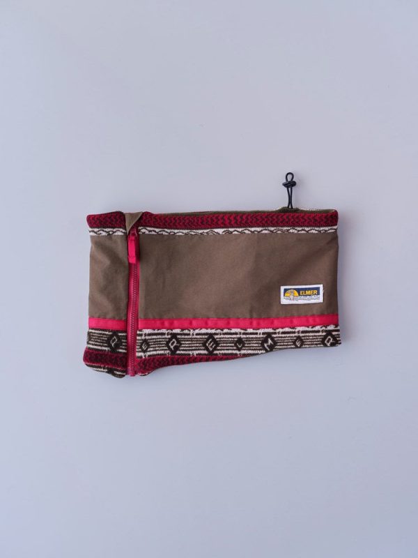Reversible Neck-Khaki Print Online-Schn?ppchen