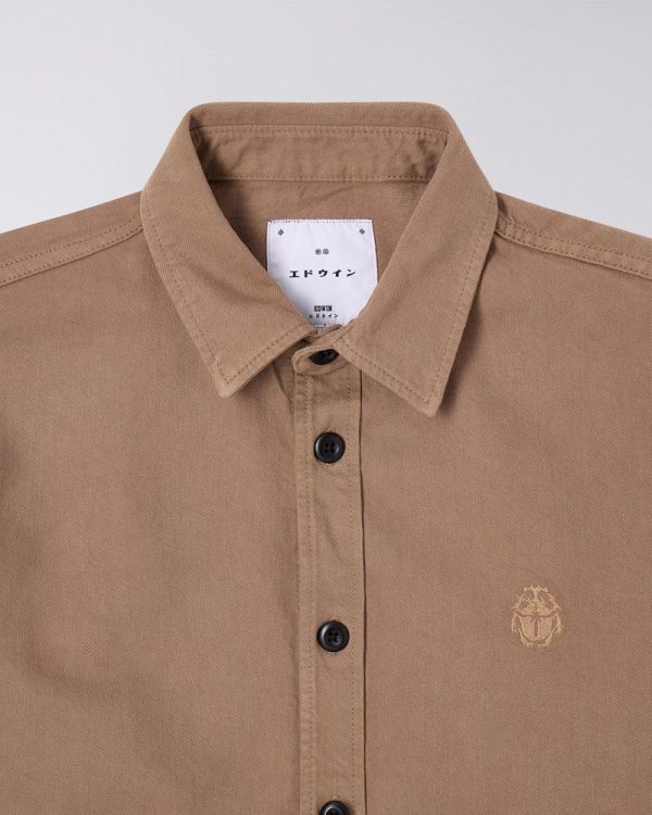 Sebastian Shirt Ls - Shitake Schn?ppchen – Bild 2