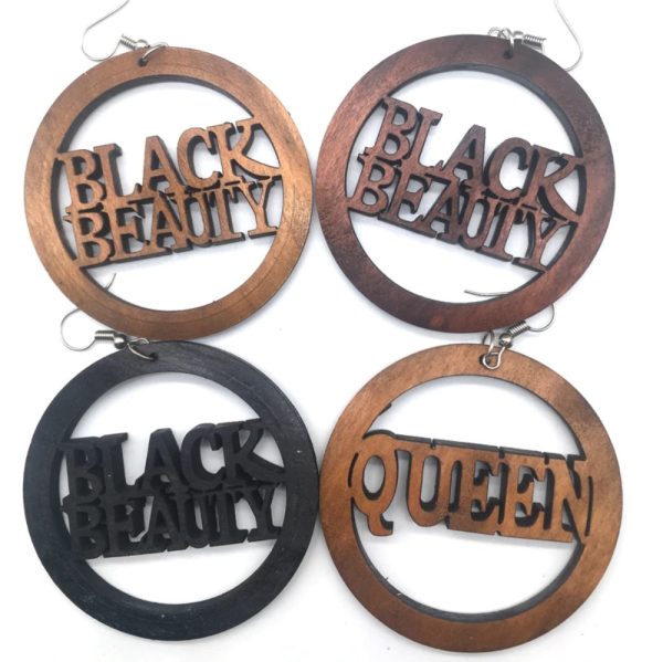 Ohrringe aus Holz | BLACK BEAUTY Online-Verkauf