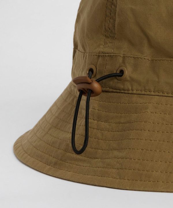 Barbour Transport 6 Panel Bucket Hat Golden Khaki Mode – Bild 5
