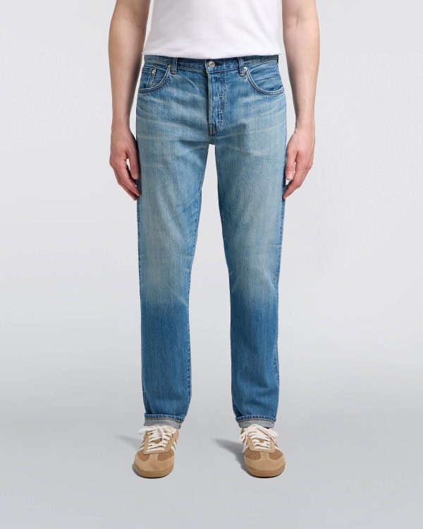 Regular Tapered Jeans - Blue - Light Used Online-Verkauf – Bild 4