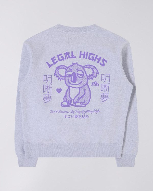 LEGAL HIGHS SWEAT-GREY MARL Online-Schn?ppchen – Bild 2
