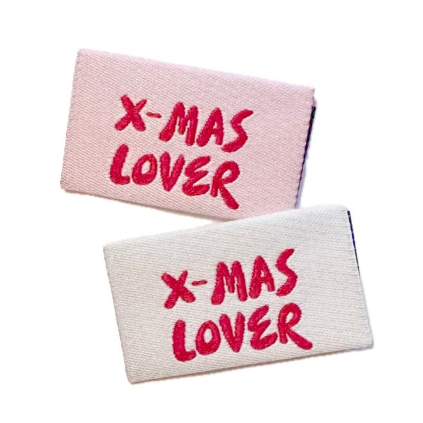 X-Mas Lover Webetiketten - 2 Stück Online – Bild 2