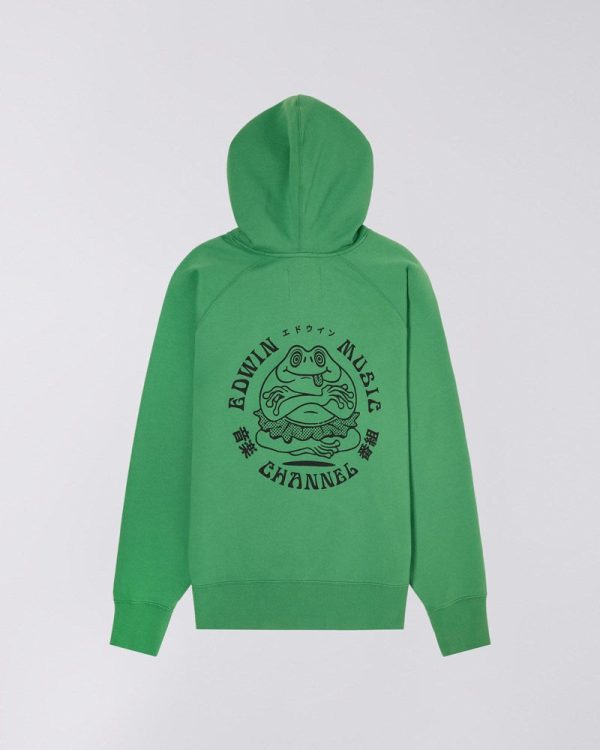 Edwin Music Channel Hoodie Sweat - Mint Green Angebot – Bild 2
