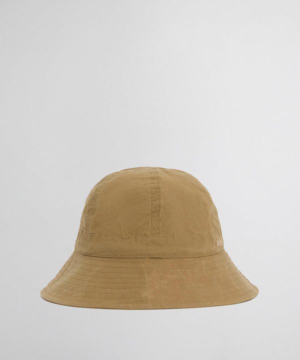 Barbour Transport 6 Panel Bucket Hat Golden Khaki Mode