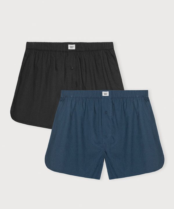 Core Icon Boxer Shorts 2-Pack Black   Midnight Blue Angebot