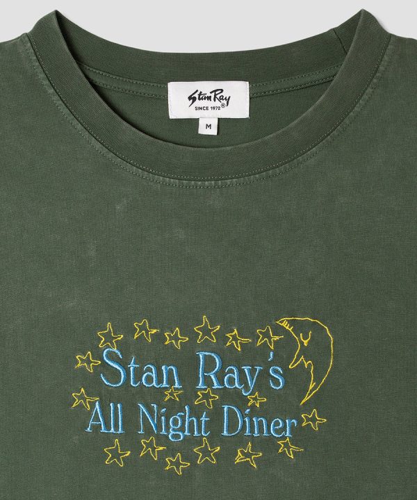 Diner Tee Washed Olive Verkauf – Bild 2