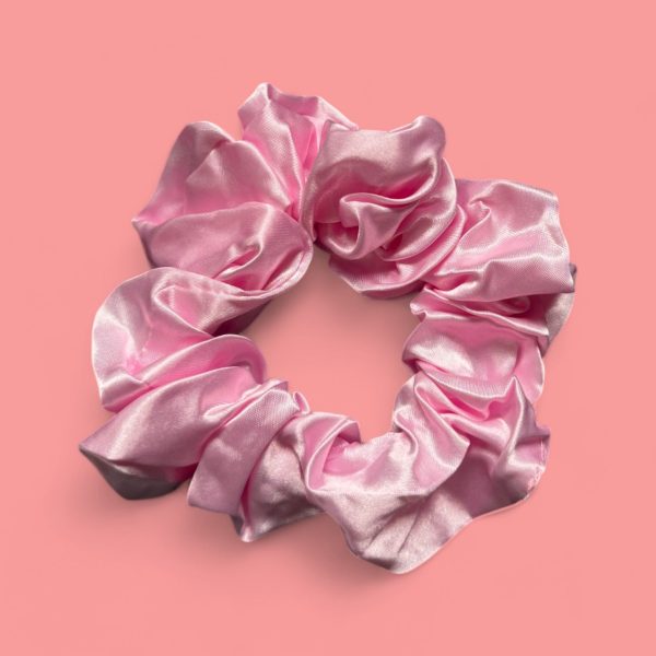 Deluxe Scrunchie Satin - Haarschmuck - Rosa Rabatt