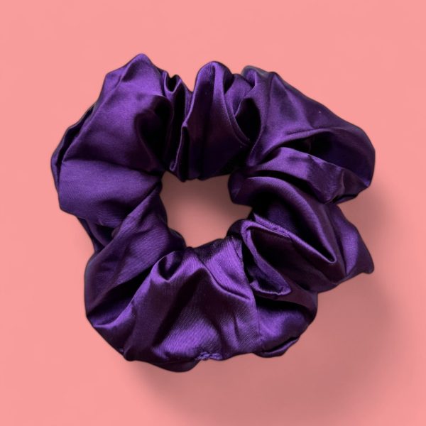 Deluxe Scrunchie Satin - Haarschmuck - Lila Mode