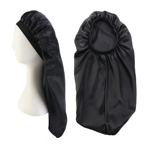 Satin Bonnet für Dreadlocks   Zöpfe   Rasta - Schwarz Dreadsock   Satin bonnet   Schlafhaube   Hair Bonnet Angebot