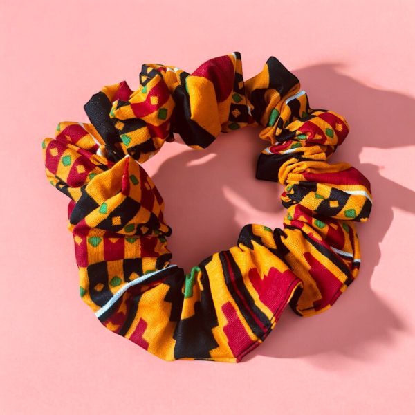 Scrunchie   Haargummi Afrikanischer Print - Haarschmuck - Kente mix Jetzt online
