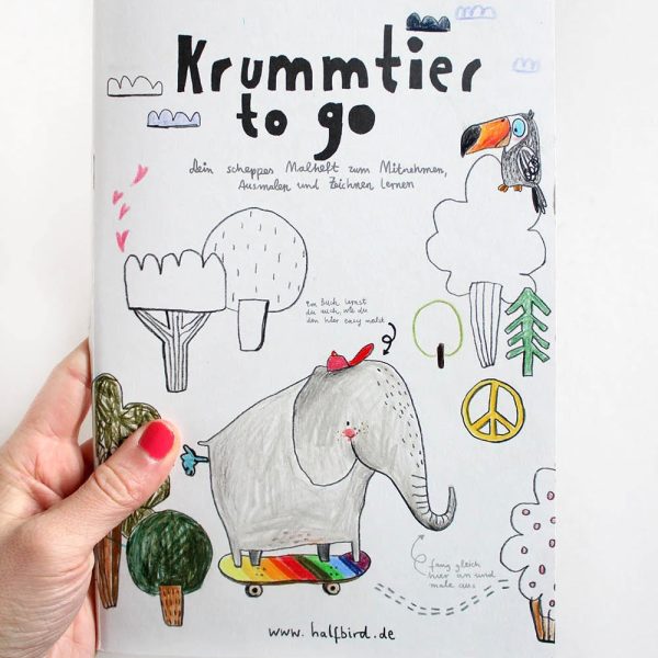 Krummtier to go - Malbuch Zu verkaufen – Bild 5