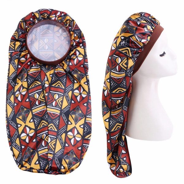 Satin Bonnet für Dreadlocks   Zöpfe   Rasta - Bogolan print Dreadsock   Satin bonnet   Schlafhaube   Hair Bonnet Schn?ppchen