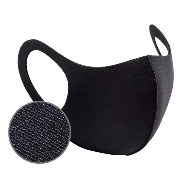 Schwarzer Mundschutz - waschbar Verkauf – Bild 3