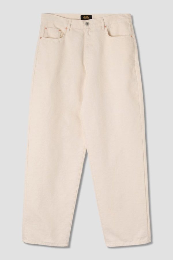 Wide 5-Naturel Twill Rabatt