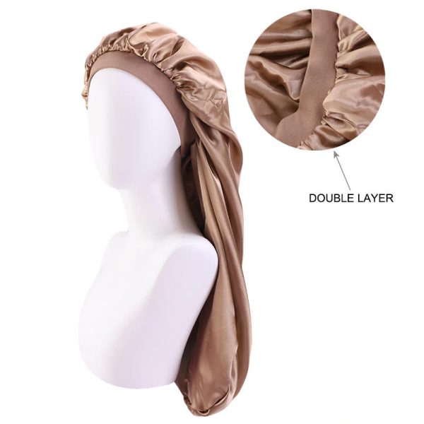 Satin Bonnet für Dreadlocks   Zöpfe   Rasta - Kaki Dreadsock   Satin bonnet   Schlafhaube   Hair Bonnet Zu verkaufen – Bild 2