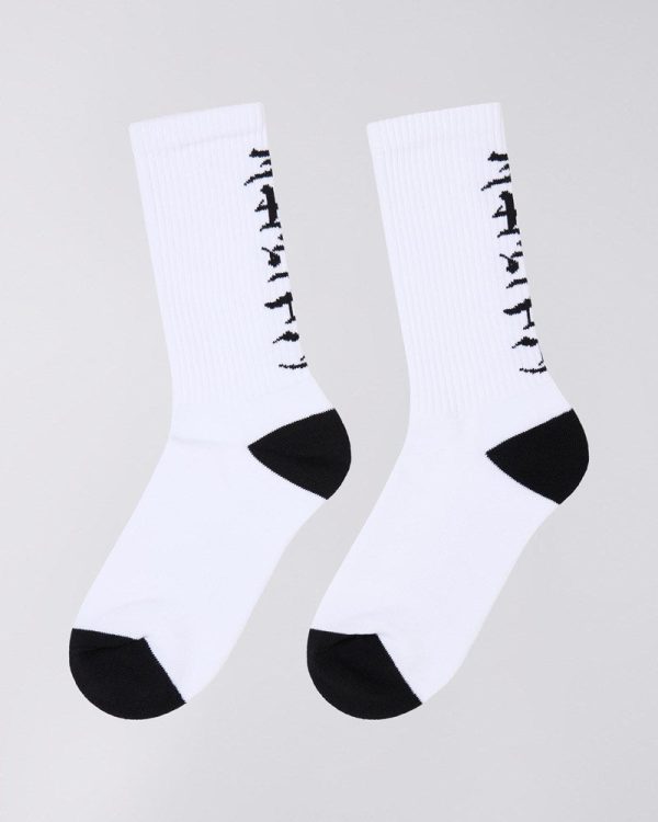 Gothic Socks - White Rabatt