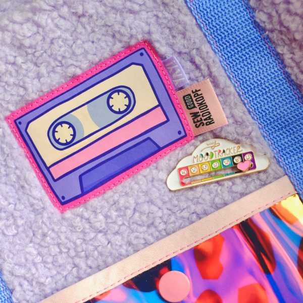 Bügelbild Mixtape - Lila Jetzt online – Bild 4