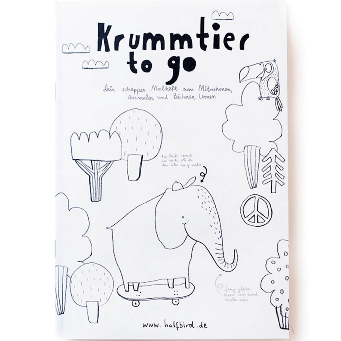 Krummtier to go – Malbuch Zu verkaufen