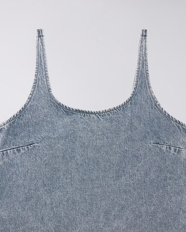 W  Ivy Dress - Blue - Light Wash Im Angebot – Bild 3