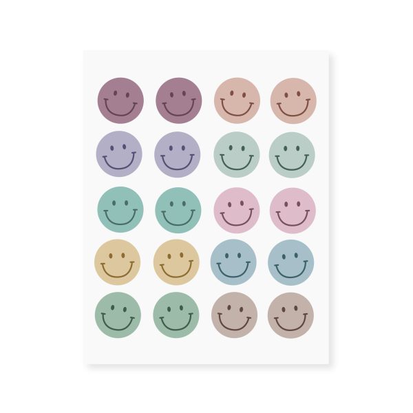 Bügelbild  Smile Mix MINI  20 Stück - Pastell Jetzt online