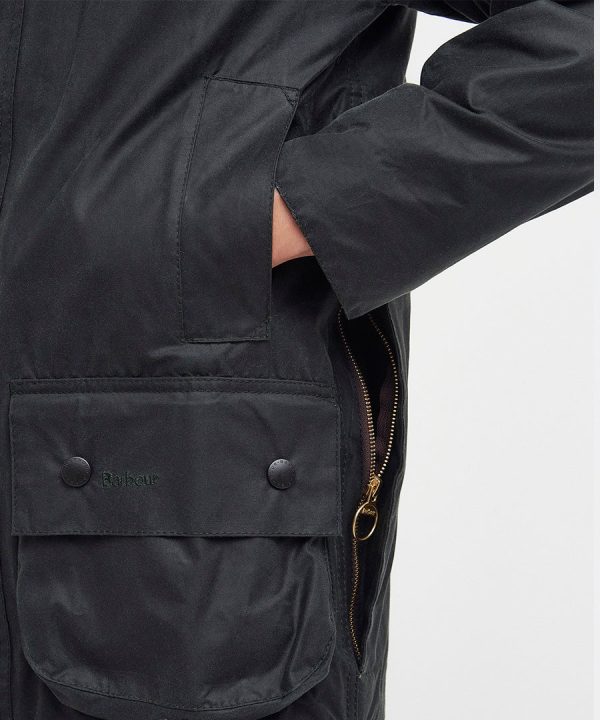 Beaufort Wax Jacket Sage Mode – Bild 5