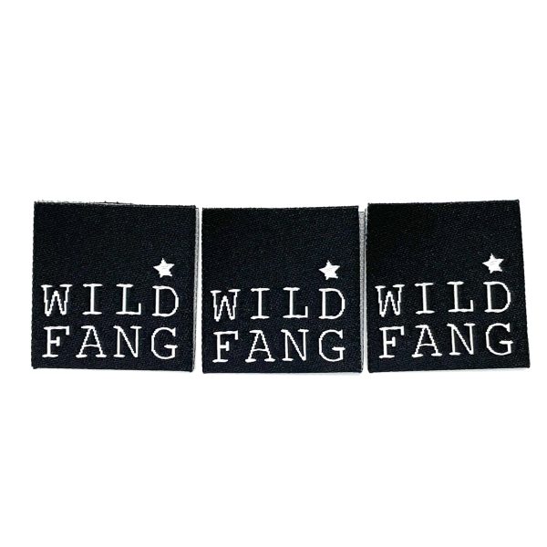 Weblabel „Wildfang“ - Schwarz - 3 Stück Schn?ppchen
