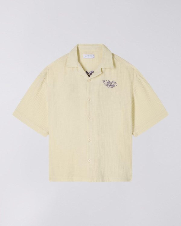 Melt The Chaos Shirt Ss - Cream Rabatt