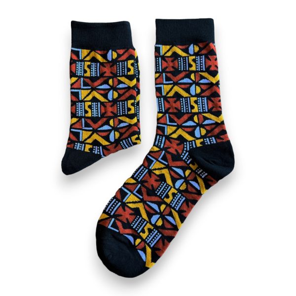 Afrikanische Socken   Afro-Socken-Set UKI mit Tasche - Set mit 5 Paaren Online-Schn?ppchen – Bild 4
