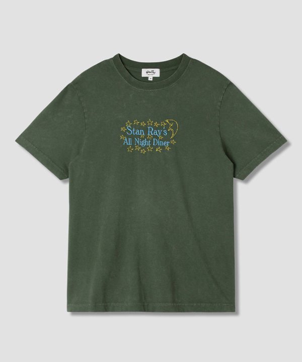 Diner Tee Washed Olive Verkauf