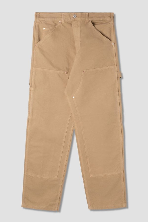 Double Knee Pant-Khaki Twill Zu verkaufen