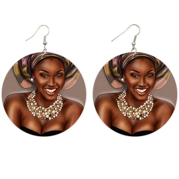Beautiful woman  - Afrikanische Ohrringe Schn?ppchen