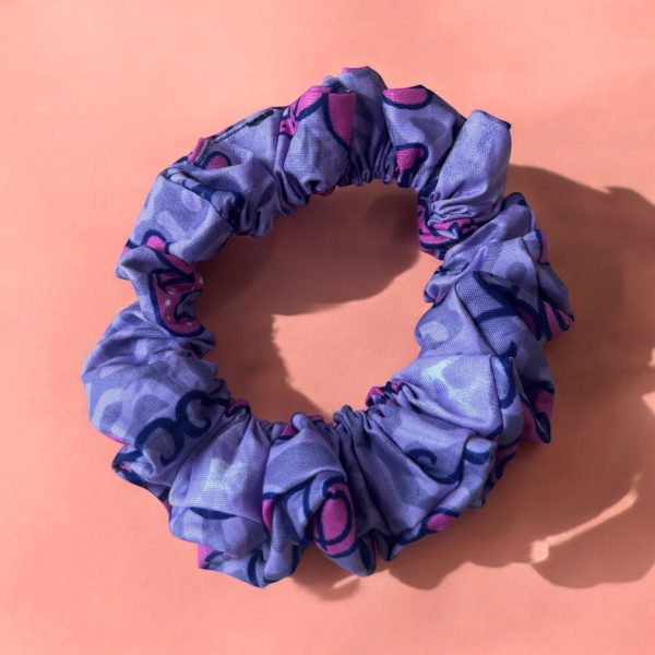 Scrunchie   Haargummi Afrikanischer Print - Haarschmuck - Rosa Lila Online