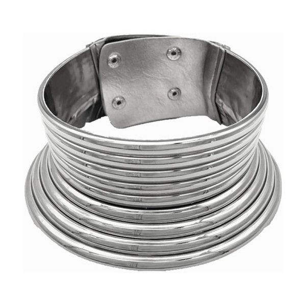 Afrikanisches Halsband   Choker   Silber hohe Halskette Jetzt online – Bild 2