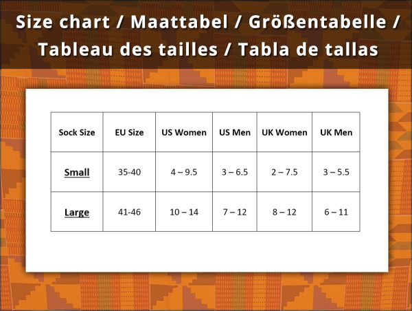 Afrikanische Socken   Afro-Socken   Kente-Socken - Rot Schn?ppchen – Bild 2